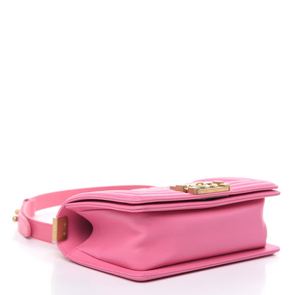 Chanel Calfskin Quilted Small Boy Flap Pink 4 of 10