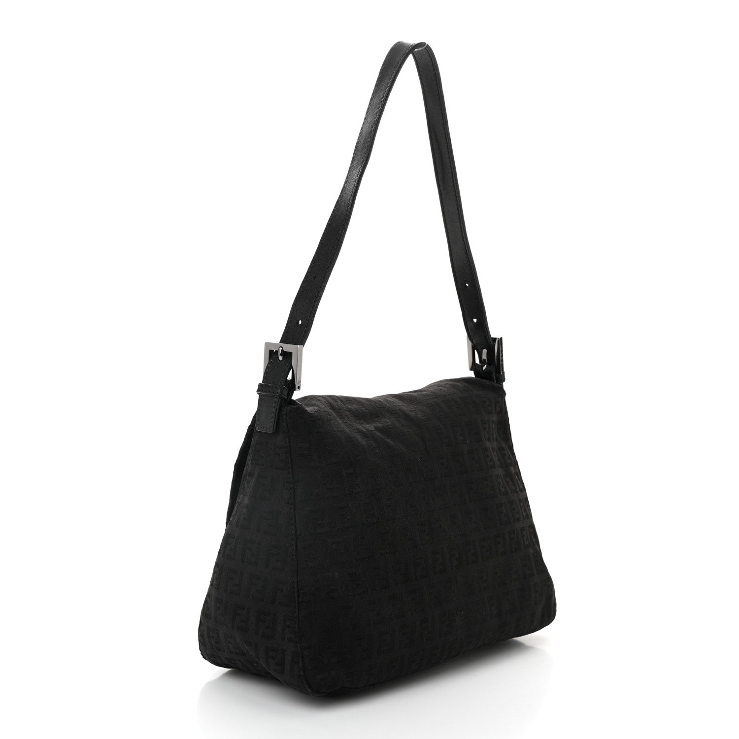 Fendi Zucchino Mama Baguette Black 3 of 10