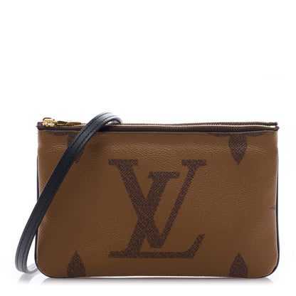 Louis Vuitton Reverse Monogram Giant Double Zip Pochette 1 of 9