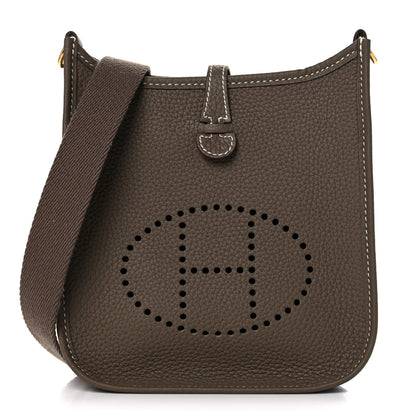 Hermes Taurillon Clemence Evelyne TPM Etoupe 1 of 10