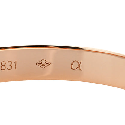 Cartier 18K Pink Gold LOVE Bracelet 17 6 of 7