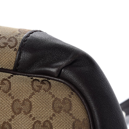 Gucci Monogram Medium Sukey Top Handle Dark Brown 12 of 13