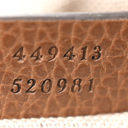 Gucci Monogram Mini Bree Messenger Bag Beige Tabacco 7 of 13