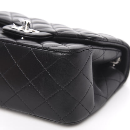 Chanel Lambskin Quilted Mini Square Flap Black 9 of 11