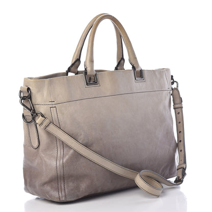 Prada Glace Calfskin Extra Wide Tote Ghiaccio Sfumato 4 of 19