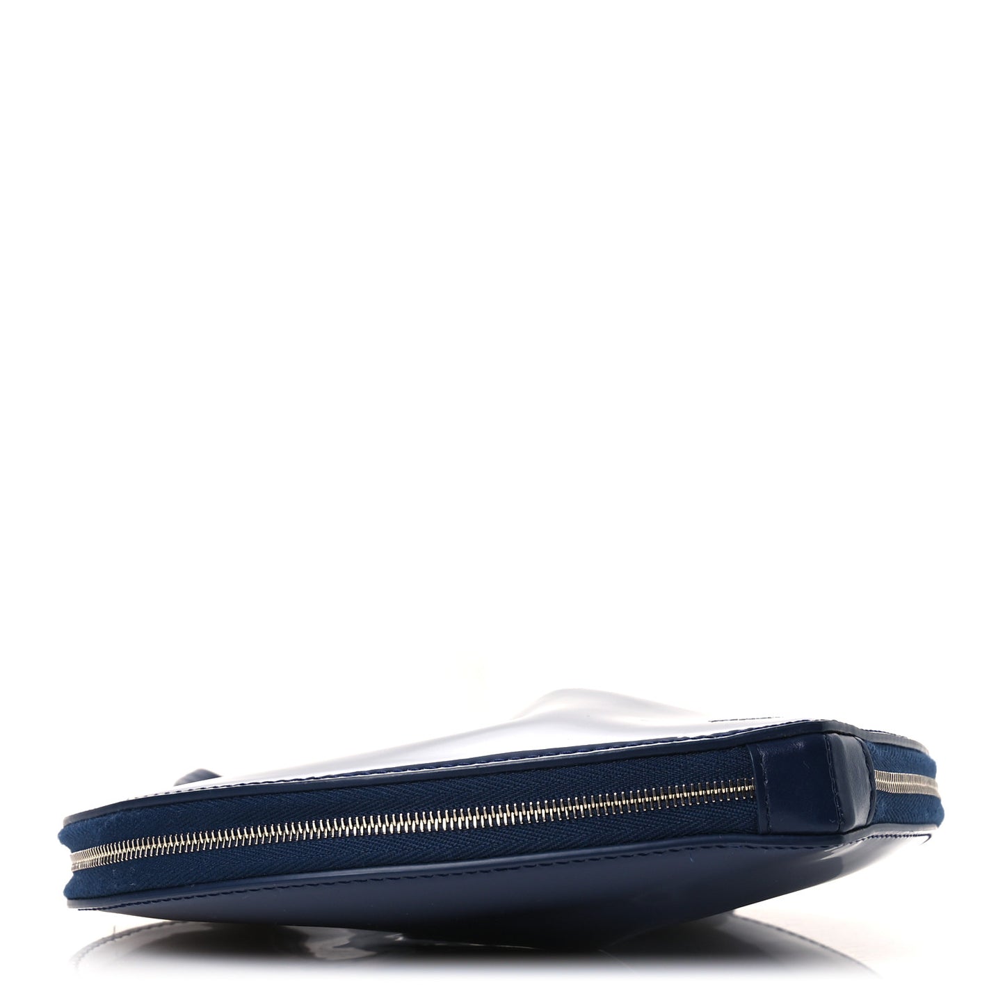 Patent Calfskin Le Coeur Bag Navy