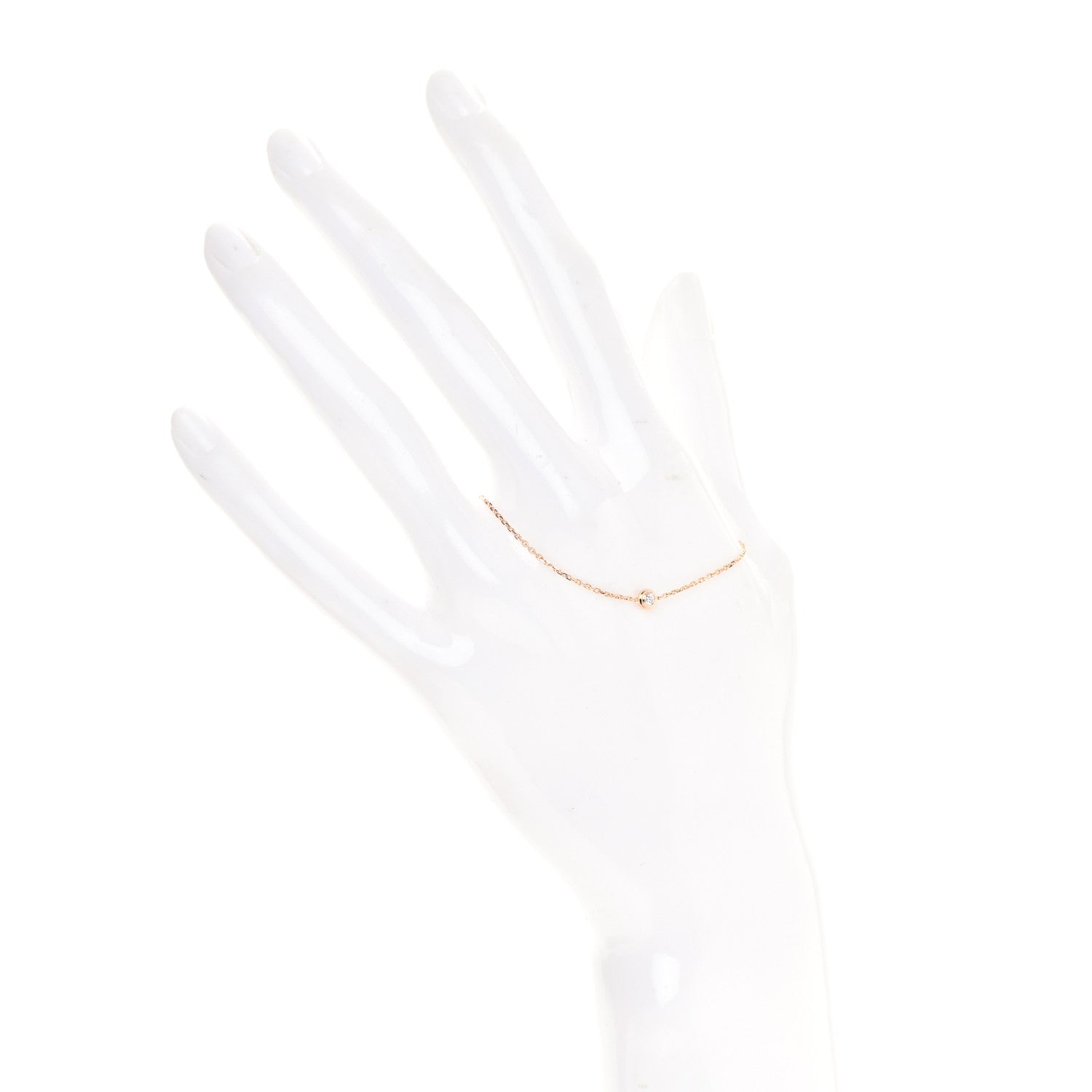 Cartier 18K Pink Gold Diamond XS D'Amour Bracelet 2 of 6