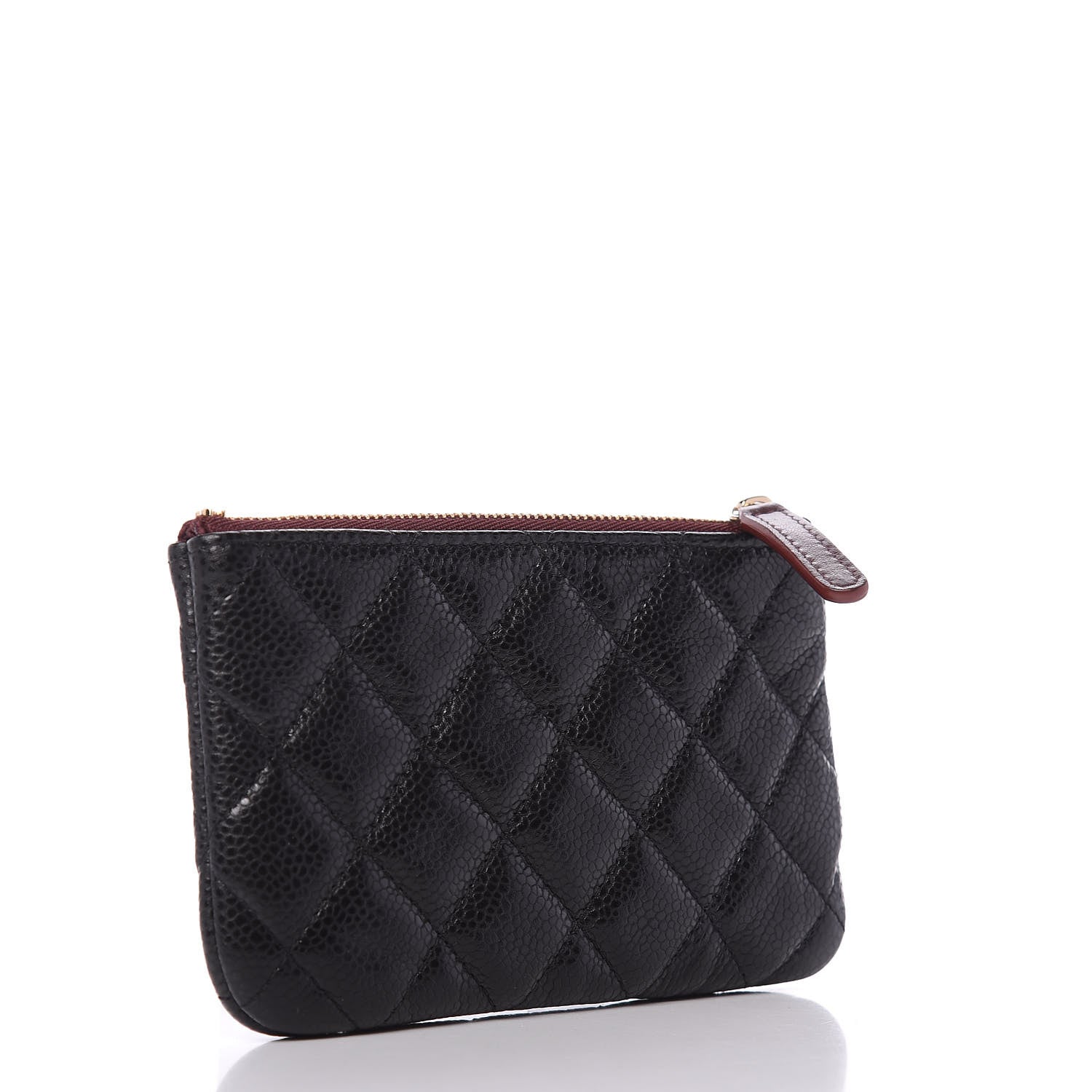 Chanel Caviar Quilted Small Cosmetic Case Black 3 of 11