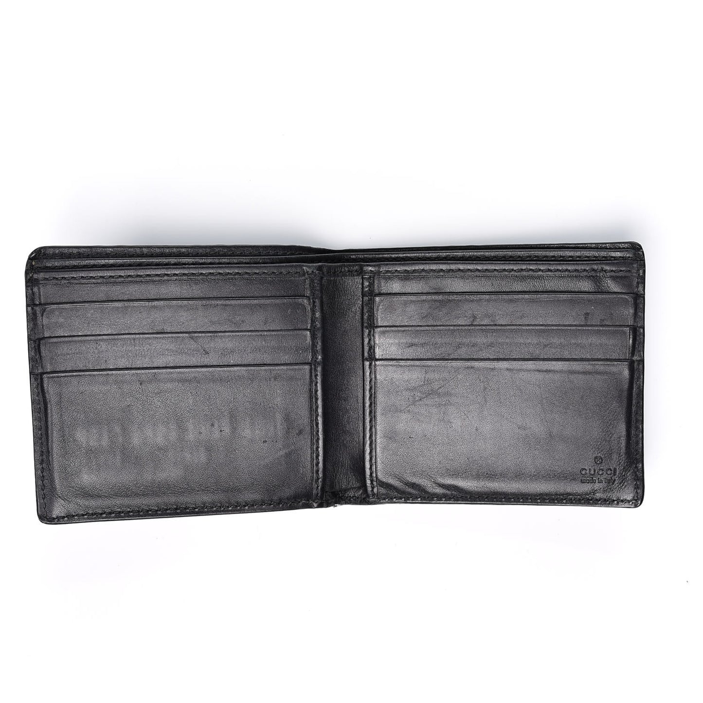 Guccissima Avel Bi-Fold Wallet Black