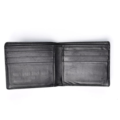 Gucci Guccissima Avel Bi-Fold Wallet Black 4 of 8