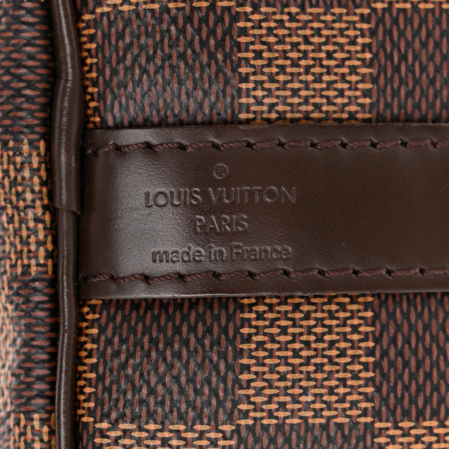 LOUIS VUITTON Damier Ebene Speedy Bandouliere 25