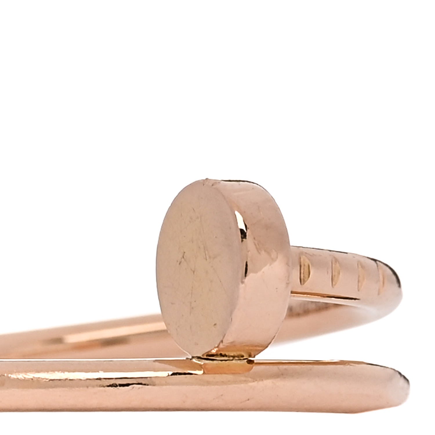 Cartier 18K Pink Gold Small Juste Un Clou Ring 48 4.5 4 of 5