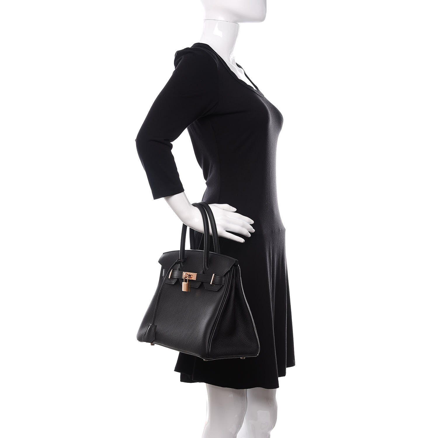 Hermes Togo Birkin 30 Black 2 of 11