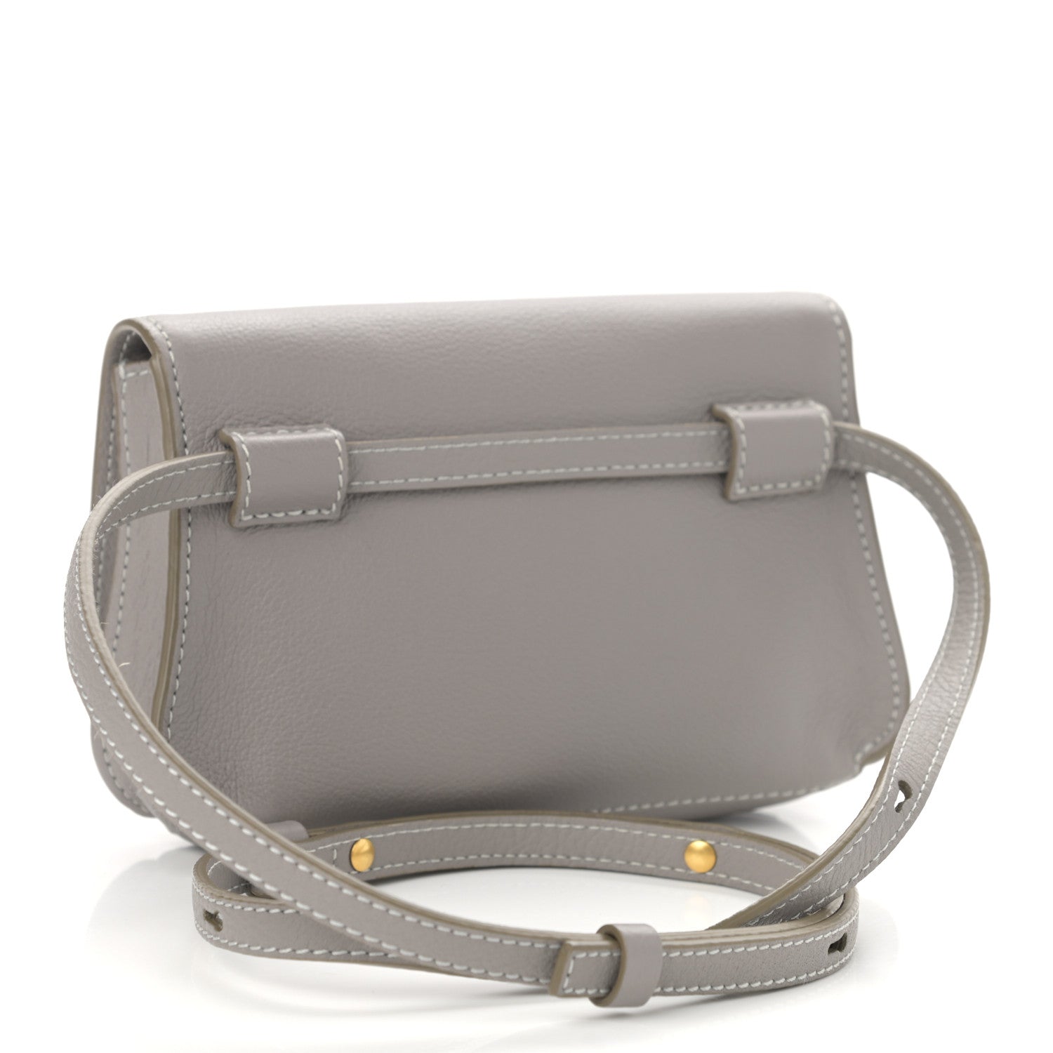 Chloe Calfskin Marcie Convertible Belt Bag Cashmere Grey 3 of 13