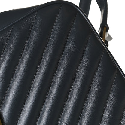 Saint Laurent Calfskin Matelasse Monogram Lou Camera Bag Dark Smog 10 of 13