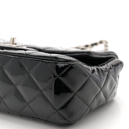 Chanel Patent Calfskin Quilted Mini Rectangular Flap Black 9 of 9