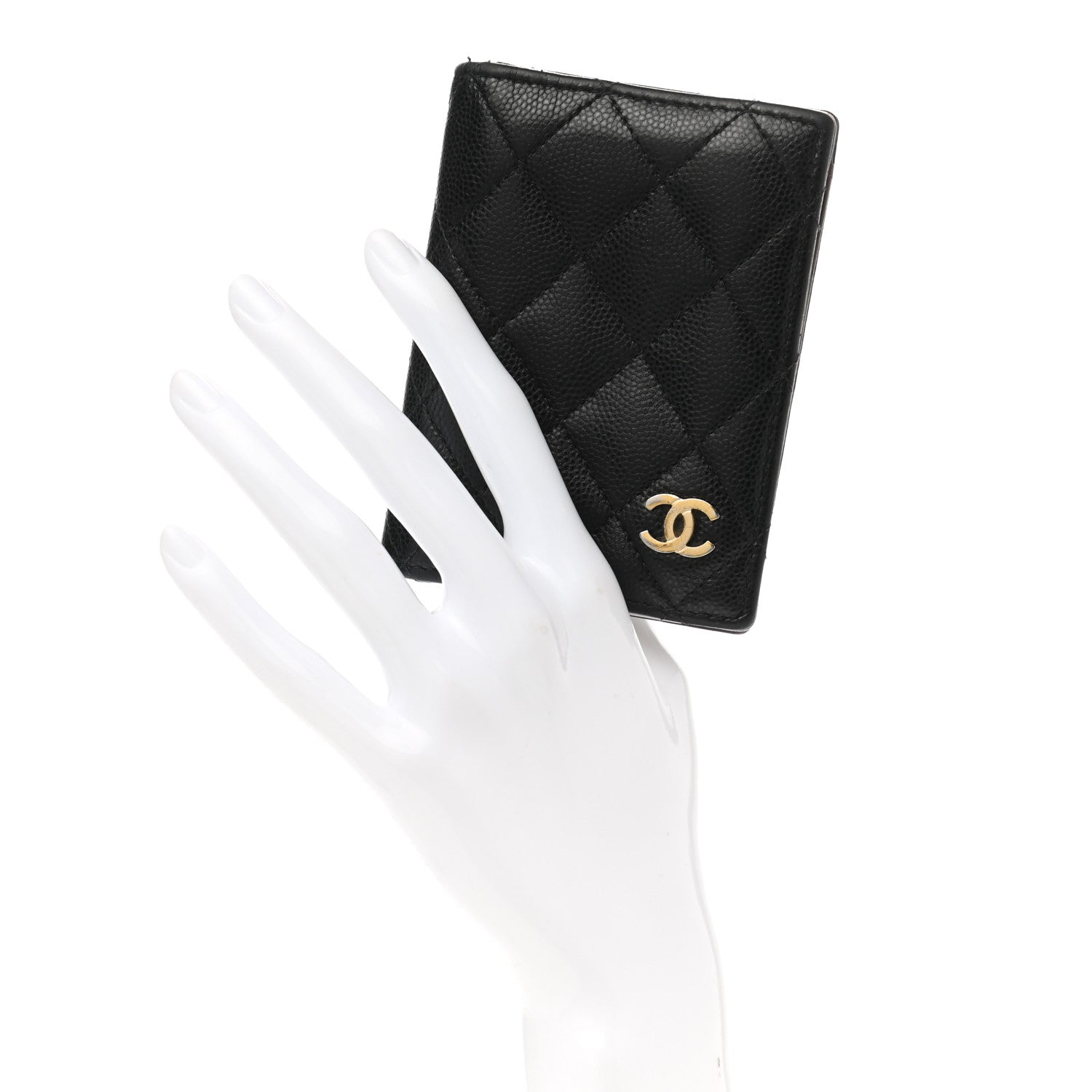 Chanel Caviar Quilted Card Holder Wallet Black 2 of 10