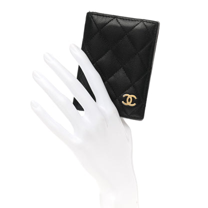 Chanel Caviar Quilted Card Holder Wallet Black 2 of 10