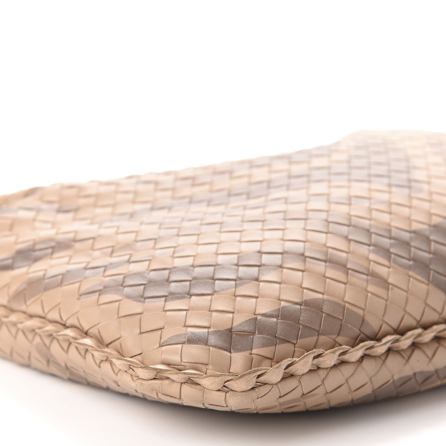Nappa Snakeskin Intrecciato Medium Veneta Tiger Print Hobo Maple