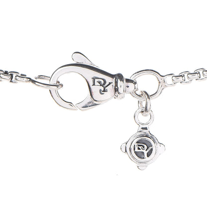 David Yurman Sterling Silver Diamond Black Onyx 11mm Chatelaine Pendant Necklace 6 of 6