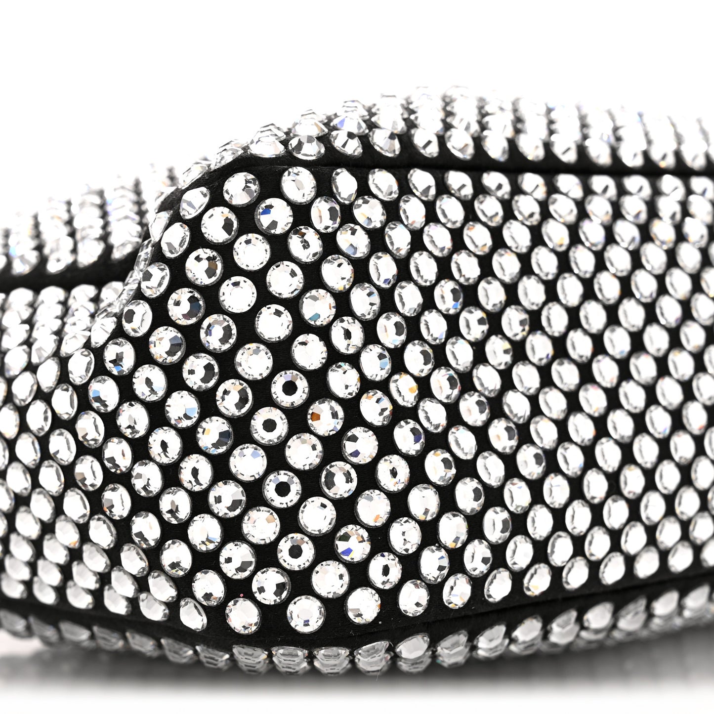 Satin Crystal Mini Re-Edition 2000 Bag Cristal
