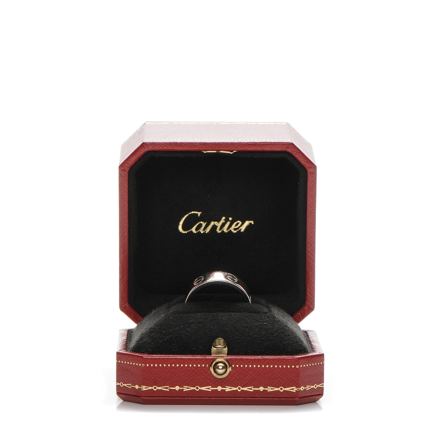 Cartier 18K White Gold 5.5mm LOVE Ring 58 8.25 5 of 5