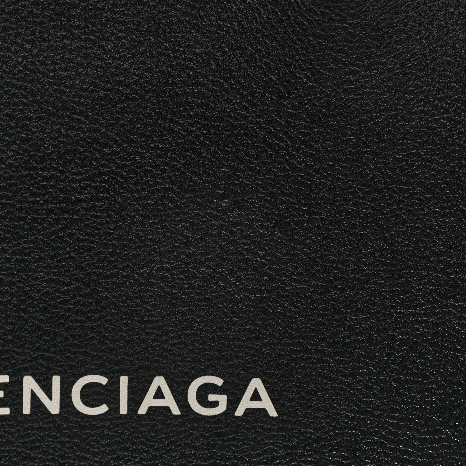 Balenciaga Calfskin Logo Small Shopping Black 9 of 14