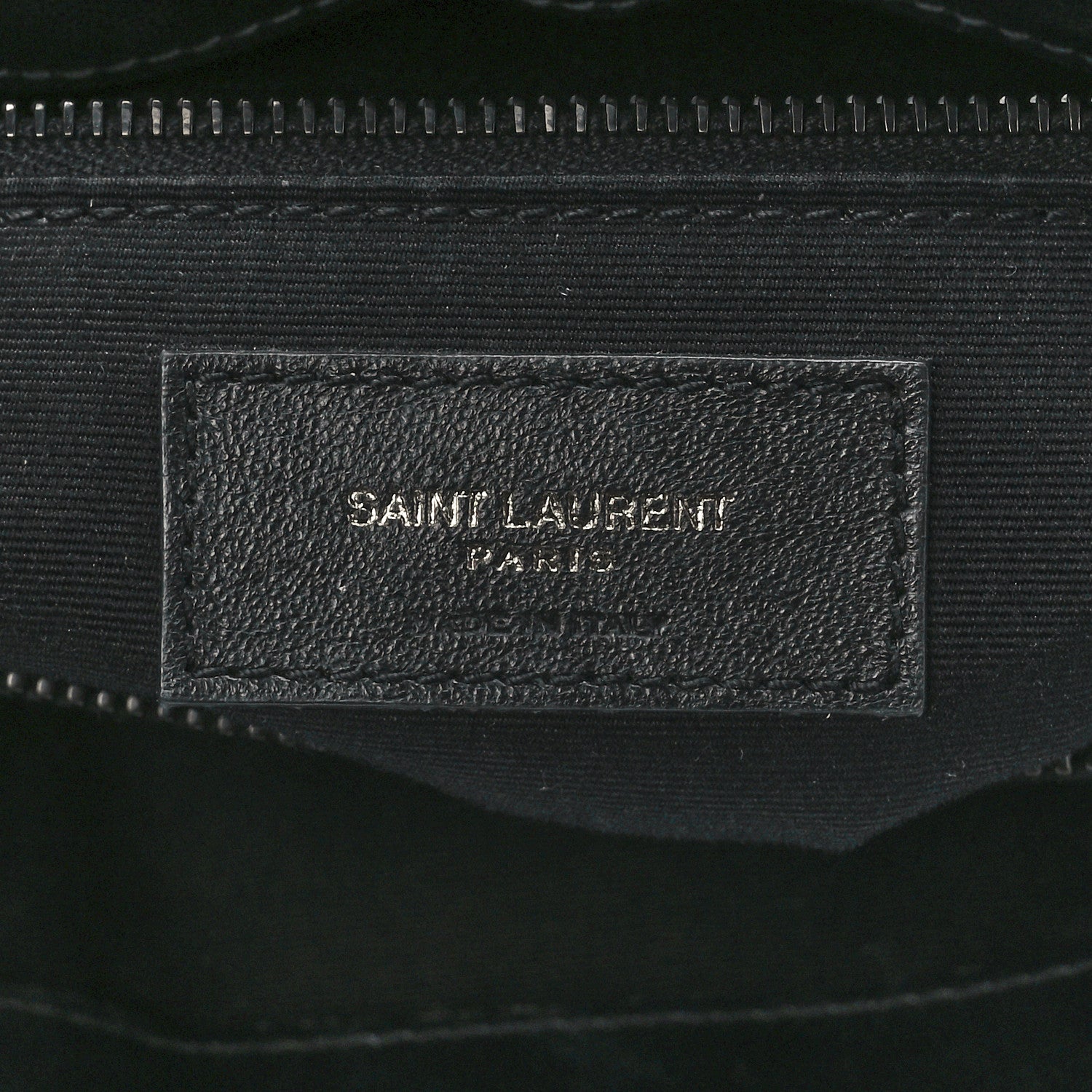 Saint Laurent Calfskin Y Quilted Monogram Monochrome Medium Loulou Chain Satchel Black 7 of 13