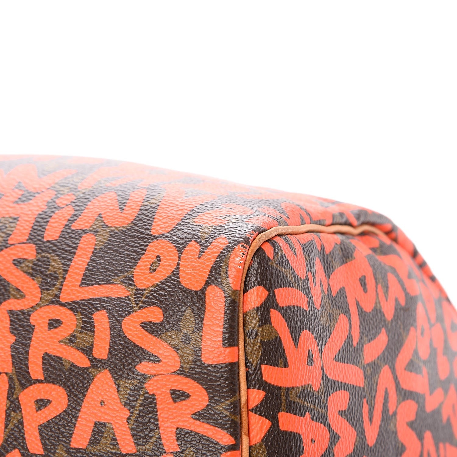 Louis Vuitton Monogram Graffiti Speedy 30 Orange 8 of 11