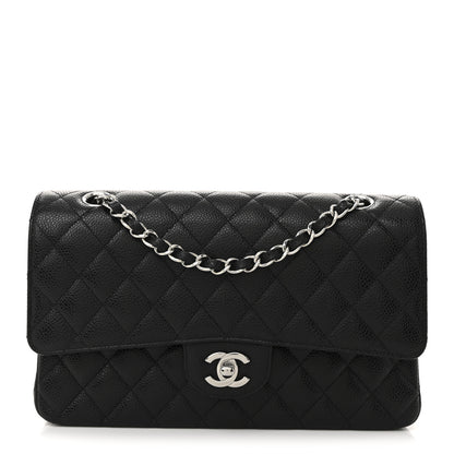 Chanel Caviar Quilted Medium Double Flap Black 1 of 11