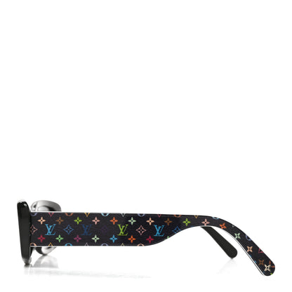 Louis Vuitton LV X TM Acetate Monogram Multicolor Sunglasses Z2709W Black 3 of 7