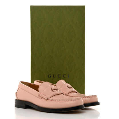 Gucci Millennial Ribot Cut Out Interlocking G Loafers 40 Perfect Pink 8 of 8