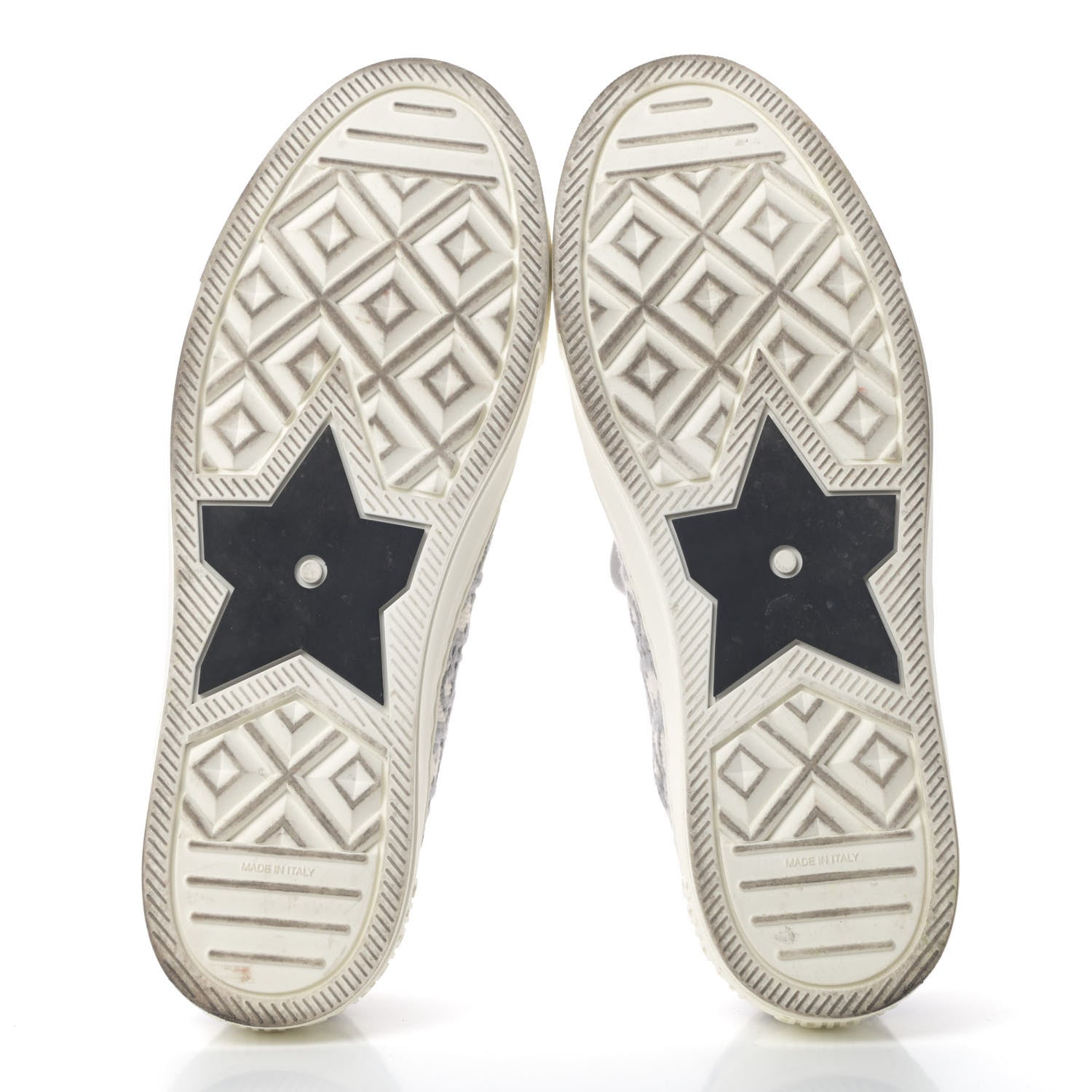 Christian Dior Canvas Oblique Walk'N'Dior Low Top Sneakers 40 Grey Stone 5 of 7