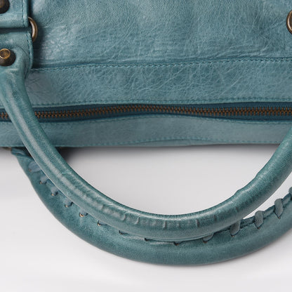 Balenciaga Chevre Classic Hardware Twiggy Aquamarine 8 of 11