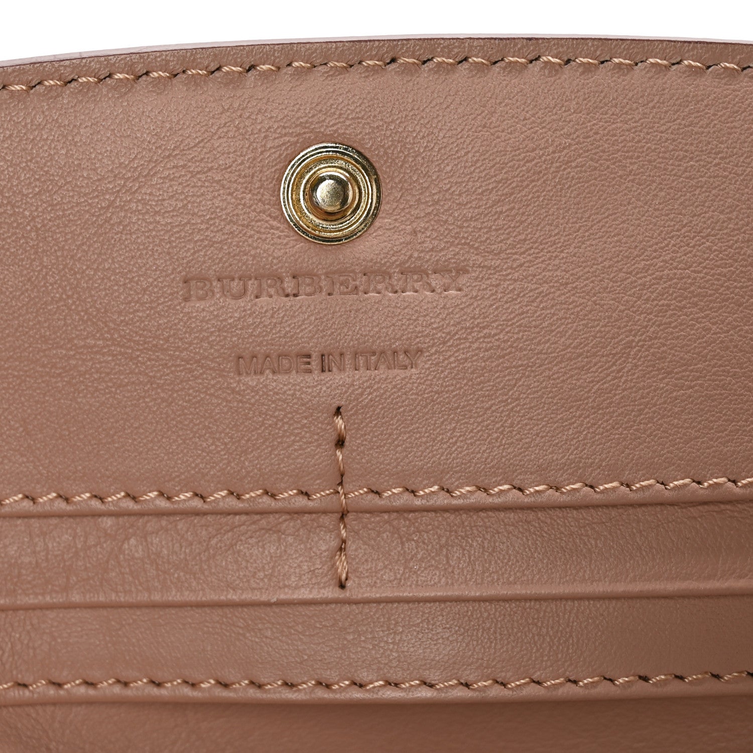 Burberry Calfskin House Check Porter Continental Wallet Pale Orchid 7 of 8