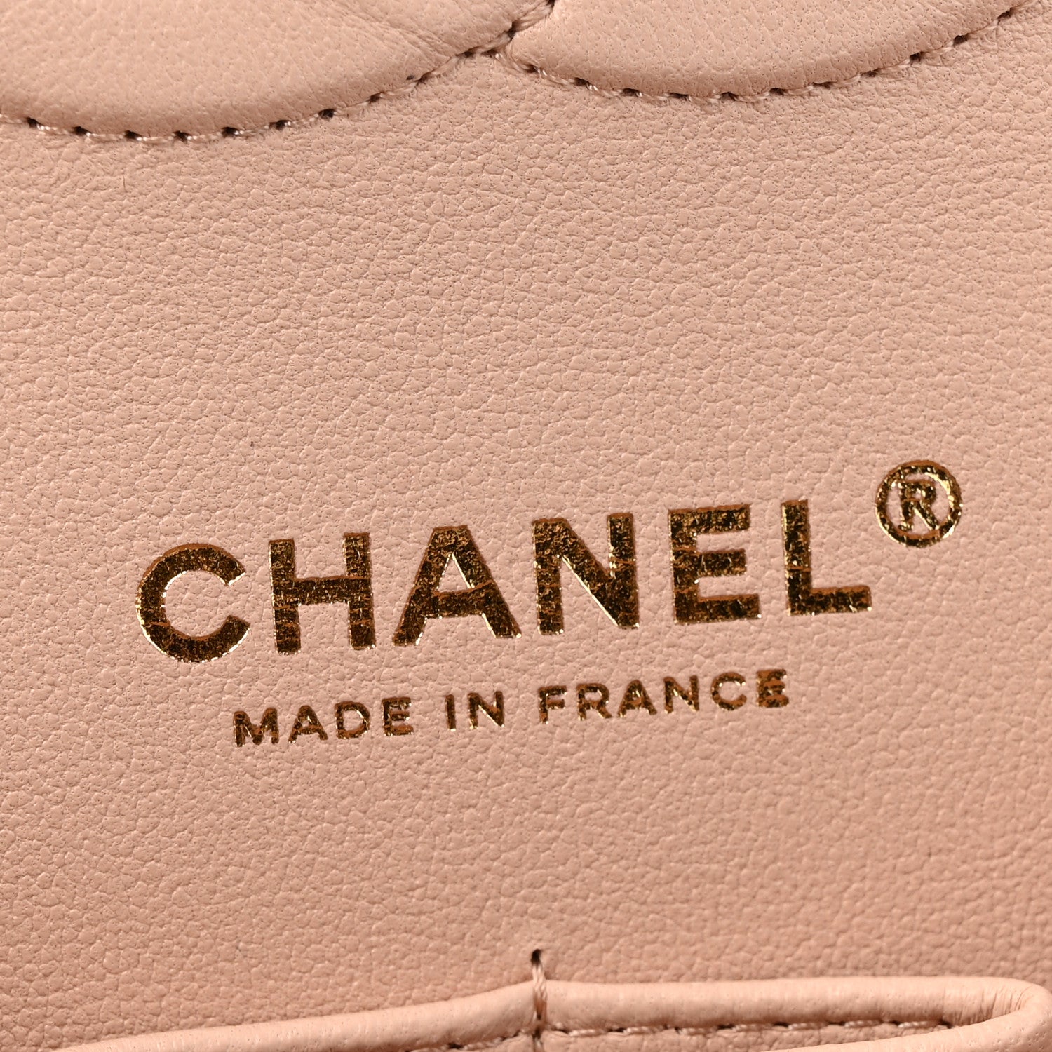 Chanel Caviar Quilted Medium Double Flap Light Beige 6 of 11