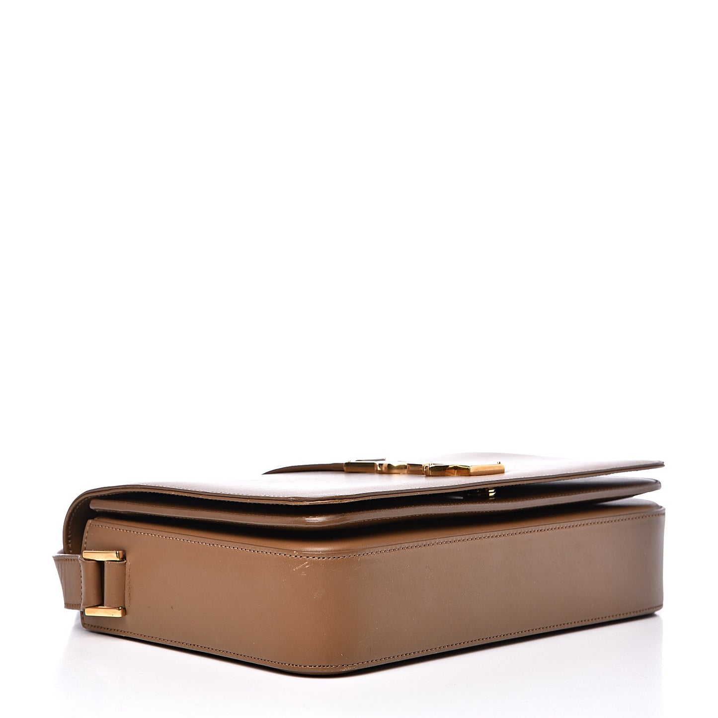 Smooth Calfskin Medium Classic Monogram Universite Bag Dark Beige