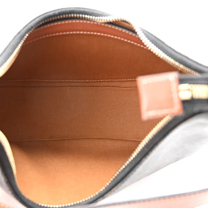 Celine Triomphe Canvas Calfskin Ava Shoulder Bag Tan 5 of 10