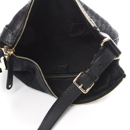 Gucci Monogram Medium Charlotte Hobo Black 5 of 10