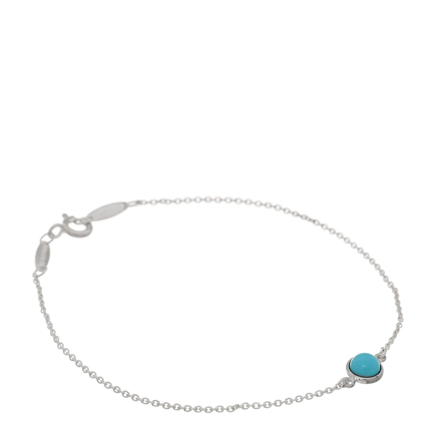 Sterling Silver Turquoise Elsa Peretti Color By The Yard Bracelet