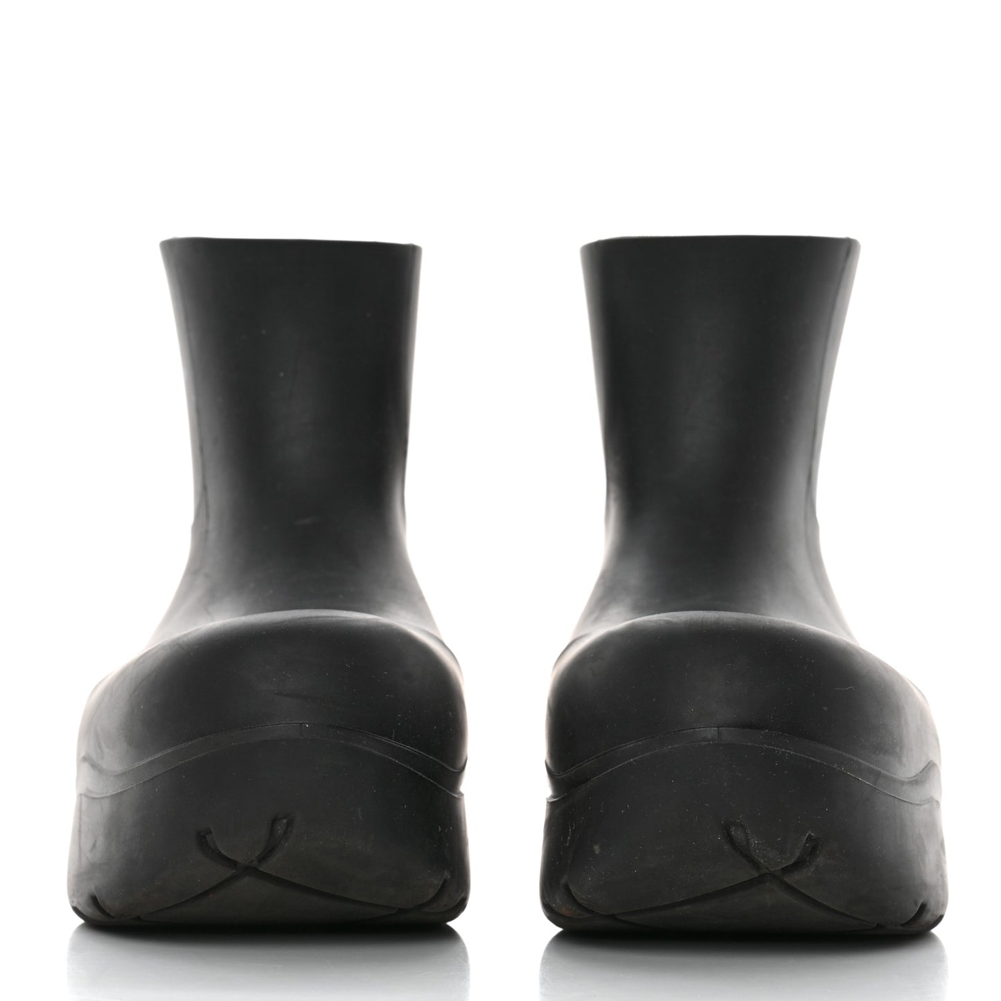 Rubber Puddle Ankle Boots 38 Black