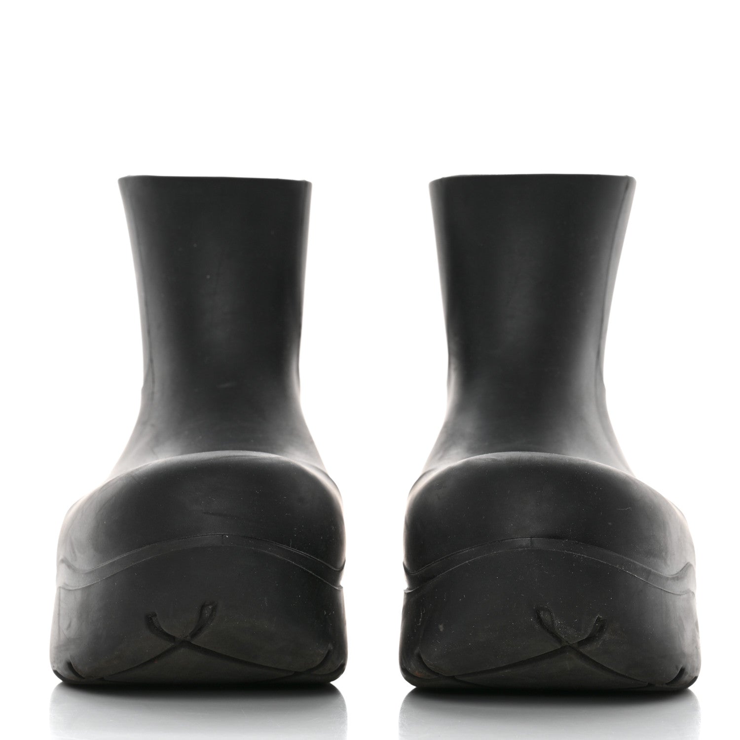 Bottega Veneta Rubber Puddle Ankle Boots 38 Black 2 of 8