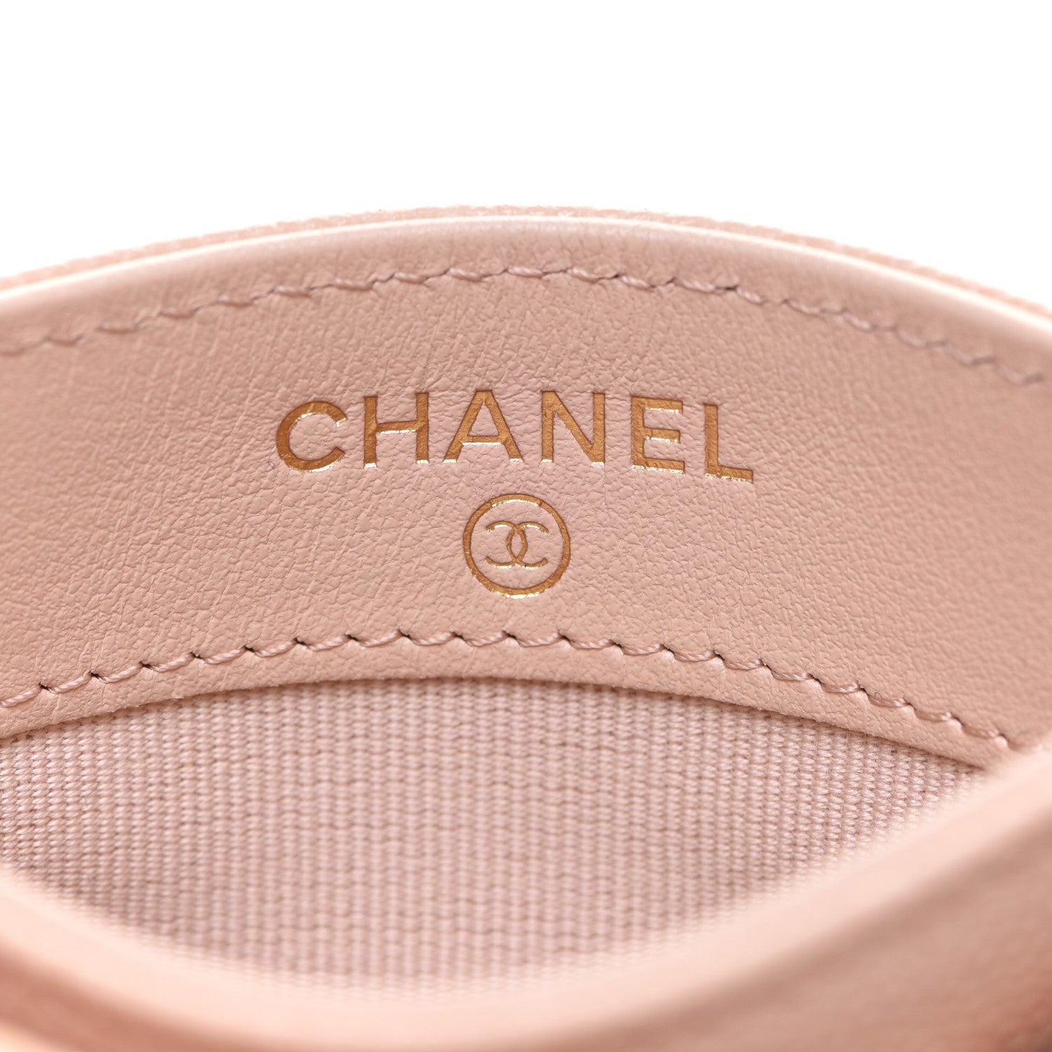 Chanel Caviar Quilted Card Holder Light Beige 6 of 10