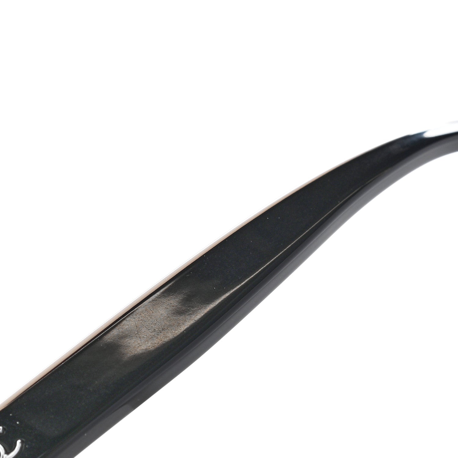 Chanel Acetate Logo Shield Sunglasses 5418 Black 9 of 9