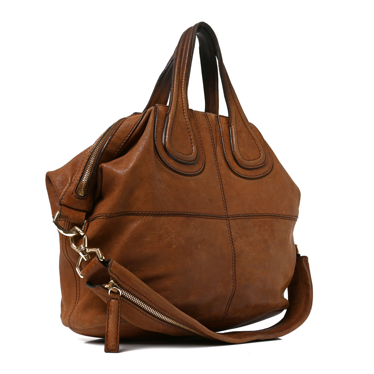 Wrinkled Lambskin Medium Nightingale Tan