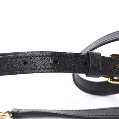 Louis Vuitton Calfskin Adjustable Shoulder Strap Black 4 of 4