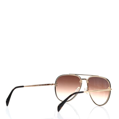 Celine Mirror Aviator Sunglasses CL 41392/S Gold Pink 3 of 6