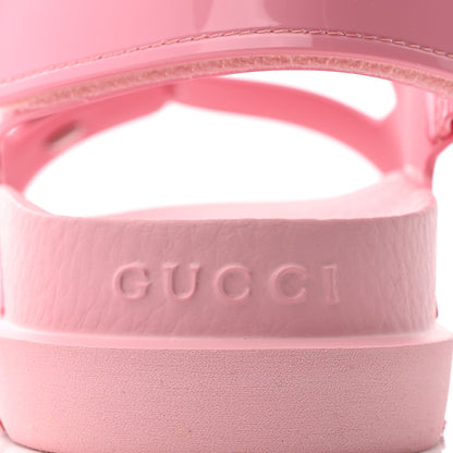 Gucci Rubber Mini Double G Womens Isla Dad Sandals 36 Wild Rose 6 of 9