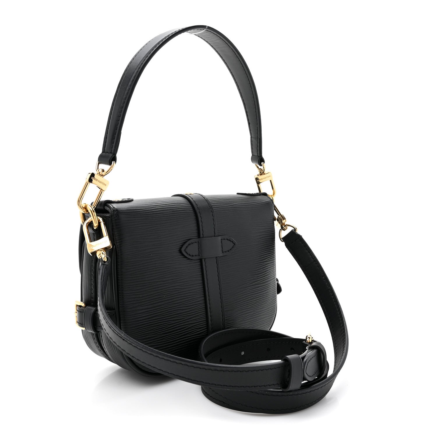 Louis Vuitton Epi Saumur BB Black 3 of 10