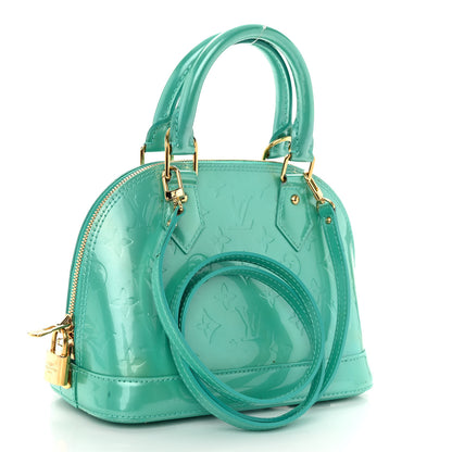Louis Vuitton Vernis Alma BB Turquoise 3 of 11